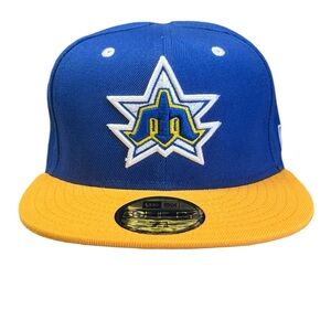 New Seattle Mariners New Era Baseball Hat Size 7 1/4